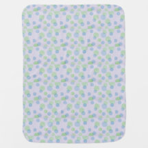 Couverture bébé "bleu doux et doux"