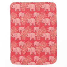 Couverture confortable de bébé d'éléphants doux de