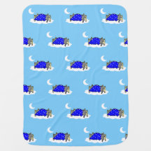 Couverture d'éléphant de bébé de sommeil