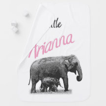 Couverture personnalisée de bébé "peu d'Arianna "