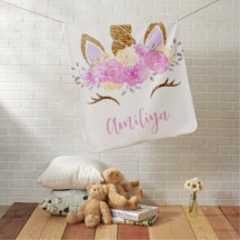 Cute Unicorn Couverture bébé