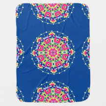 Fleur mexicaine Navi Blue et colorée