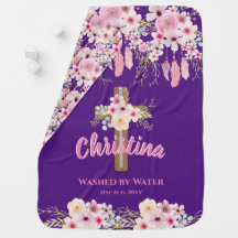 Godgirl Floral Boho Girls BAPTISM CHRISTENING