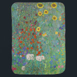 Couverture Pour Bébé Gustav Klimt - Jardin de campagne avec tournesols<br><div class="desc">Jardin de campagne avec des tournesols / Jardin de ferme avec des tournesols - Gustav Klimt en 1905-1906</div>