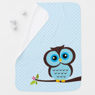 Couvertures Dessin Hibou Pour Bebes Zazzle Be