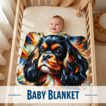 Impression acrylique de Cavalier King Charles Span