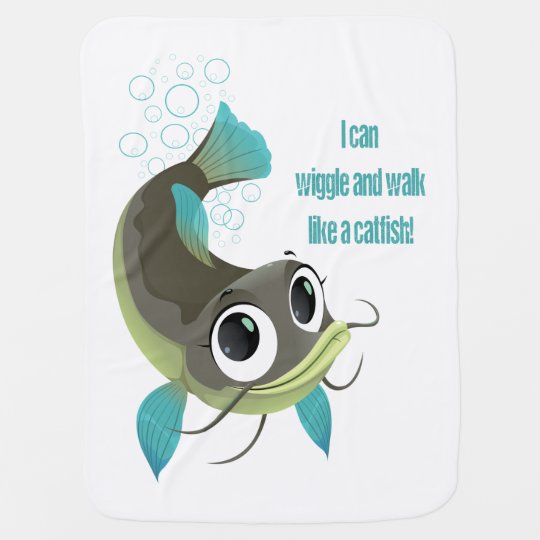 Couverture Pour Bebe Je Peux Agiter Et Marcher Comme Un Poisson Chat Zazzle Be