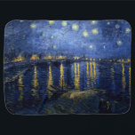 Couverture Pour Bébé La nuit étoilée de Vincent van Gogh au-dessus du<br><div class="desc">1888. Nuit étoilée au-dessus du Rhône par Vincent Willem Van Gogh,  un peintre de courrier-Impressionniste d'origine néerlandaise dont travail-notable pour sa beauté approximative,  honnêteté,  et audacieux émotifs couleur-a eu une influence d'une grande portée le 20ème siècle art.</div>