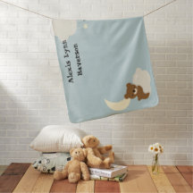 Ours et lune Bébé Jalon couverture