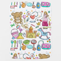 Petite fille, couverture bébé