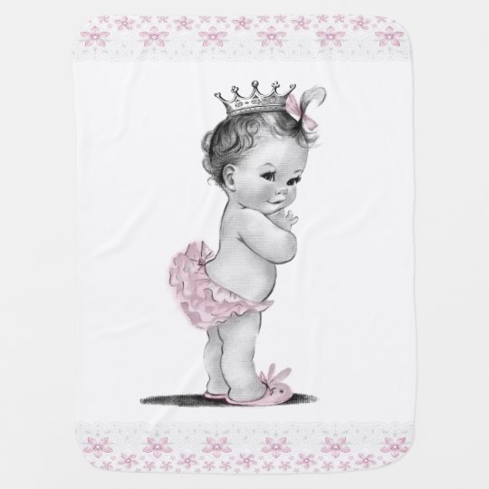 Couverture Pour Bebe Princesse Vintage Zazzle Be