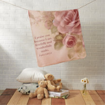 Psaume 139: 14 Plaid en laine