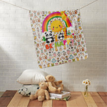 Soyez heureux couverture bébé