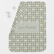 Vert Sauge Gingham Oie Vérification Buffalo Nom Pe