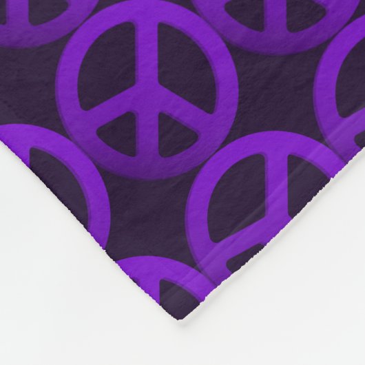 Couverture pourpre de signe de paix avec le texte (Coin)