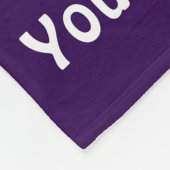 Couverture pourpre personnalisée d'ouatine du (Coin)