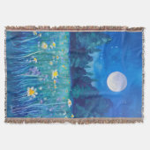 Couverture Pré et forêt sous une Pleine lune (Devant)