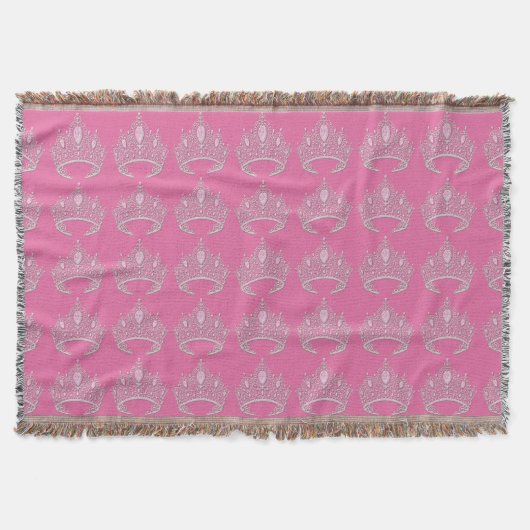 Couverture Princesse Tiara Throw Blanket (Devant)