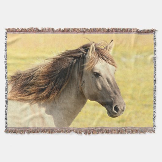 Couverture Profil du cheval beige (Devant)