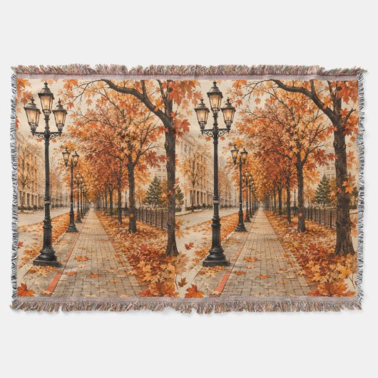 Couverture Promenade dans le parc vintage d'automne (Devant)