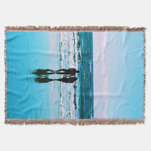 Couverture Promenade romantique sur la plage Blanket (Devant)