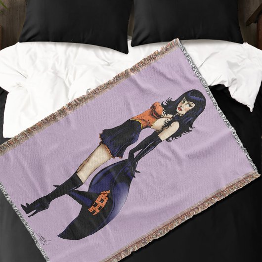 Couverture Purple Halloween jolie sorcière