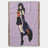 Couverture Purple Halloween jolie sorcière (devant Vertical)