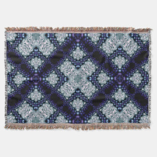 Couverture Purple Indigo Essence Médiévale Tissé Lève-Bla
