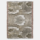 Couverture Python Skin : Design Motif animal (devant Vertical)