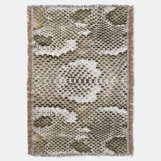 Couverture Python Skin : Design Motif animal (devant Vertical)