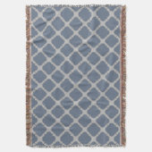 Couverture Quatrefoil gris bleu (devant Vertical)