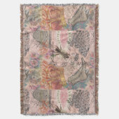 Couverture Queen Bee Vintage magnifique collage (devant Vertical)