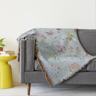 Couverture Quelque chose de bleu Elegant Fleur sauvage Mariag