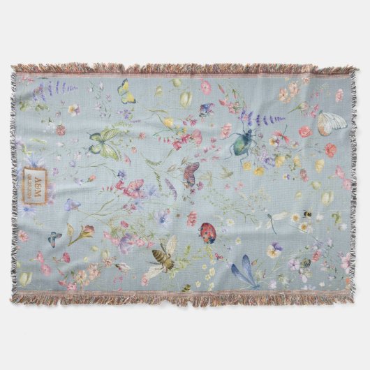 Couverture Quelque chose de bleu Elegant Fleur sauvage Mariag (Devant)