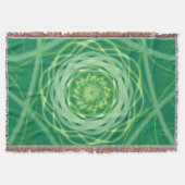 Couverture Radiant Green Spirograph Mandala (Devant)