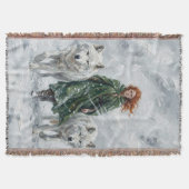 Couverture Radiant Peace Dove Lantern Imbolc Snowdrops Art (Devant)