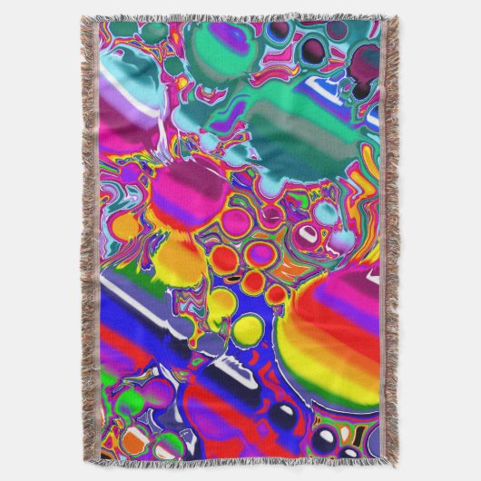 Couverture Rainbow Blast Art Abstrait (devant Vertical)