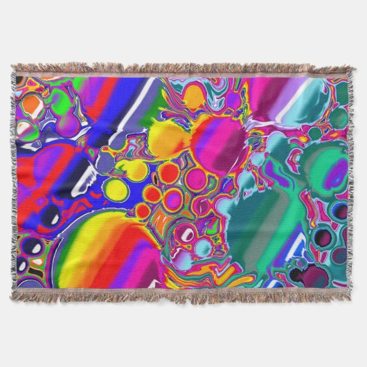Couverture Rainbow Blast Art Abstrait (Devant)