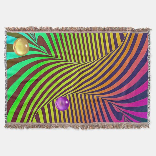 Couverture Rainbow Spiral Optical Illusion with Marbles (Devant)