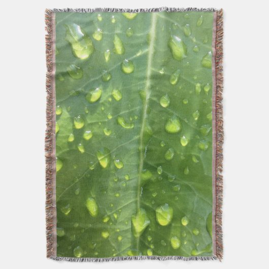Couverture Raindrops sur une feuille (devant Vertical)