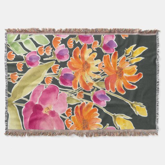 Couverture Rassemblement splendide - Fleurs roses et orange (Devant)