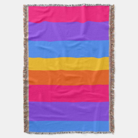 Couverture Rayures arc-en-ciel (devant Vertical)