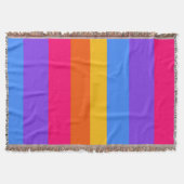 Couverture Rayures arc-en-ciel (Devant)