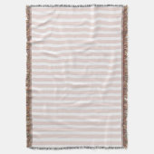 Couverture Rayures blanches roses (devant Vertical)