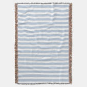 Couverture Rayures Bleu Blanc (devant Vertical)