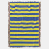 Couverture Rayures bleu foncé et jaune  (devant Vertical)