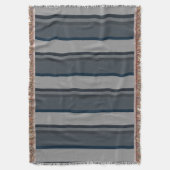 Couverture Rayures bleues et grises (devant Vertical)