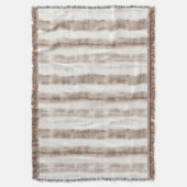 Couverture Rayures Brun Rustique Sicile  (devant Vertical)