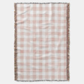 Couverture Rayures carreaux rose blush (devant Vertical)
