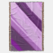 Couverture Rayures de lavande violette (devant Vertical)